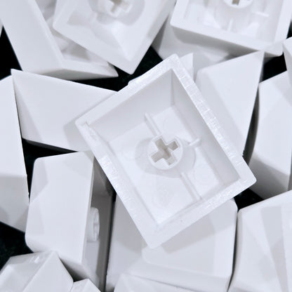 Thick Cherry 1.8mm White Blank Keycaps