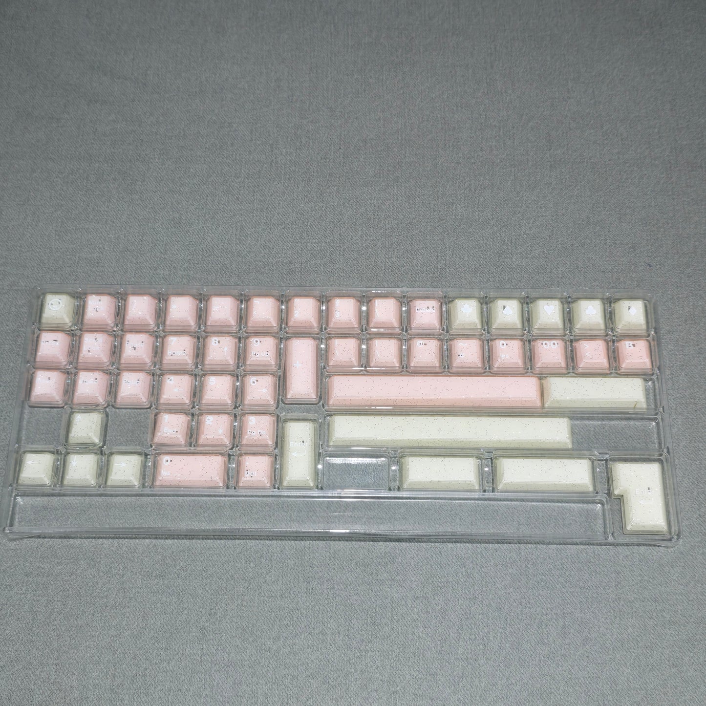 Peach Star Sparking Doubleshot Thick Keycaps