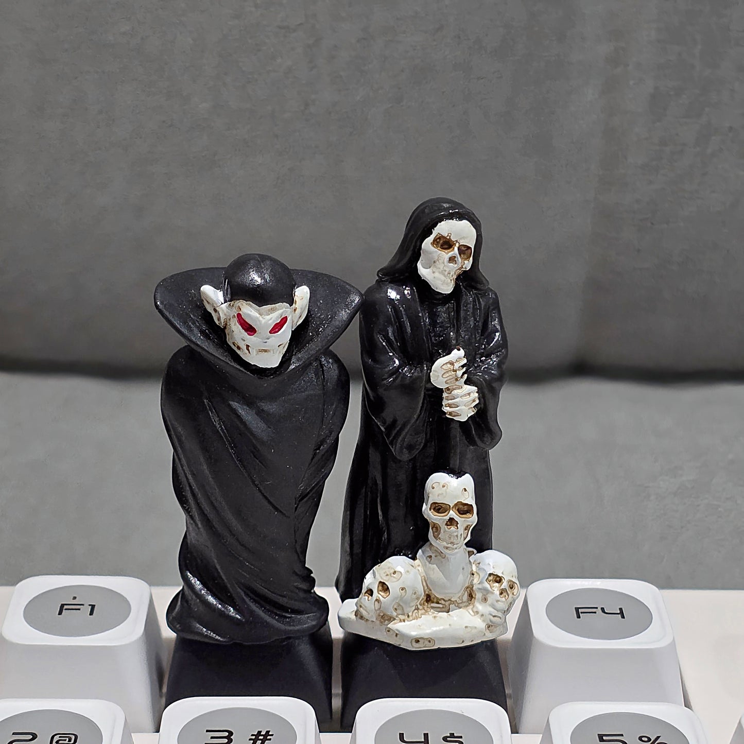 Mystic Horror Dracula Grim Reaper Artisan Keycaps