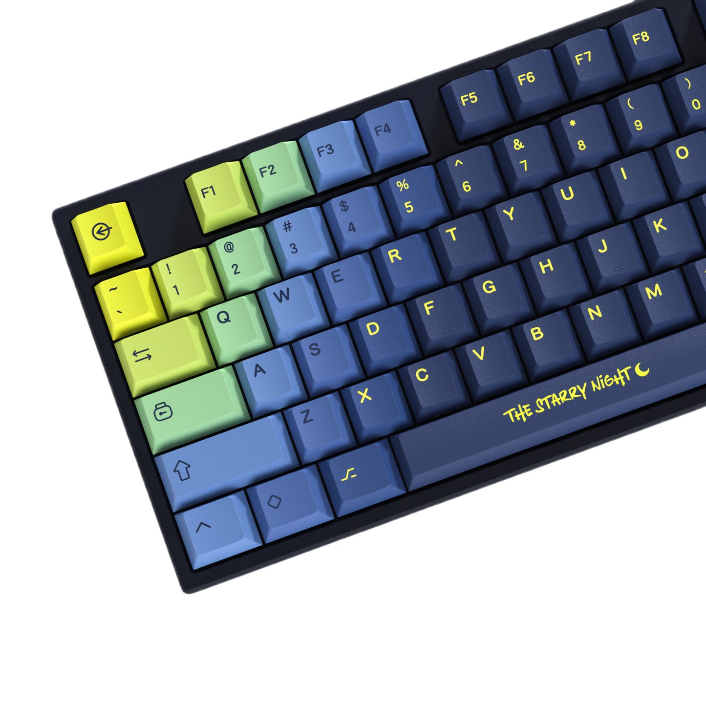 The Starry Night Cherry PBT Keycaps