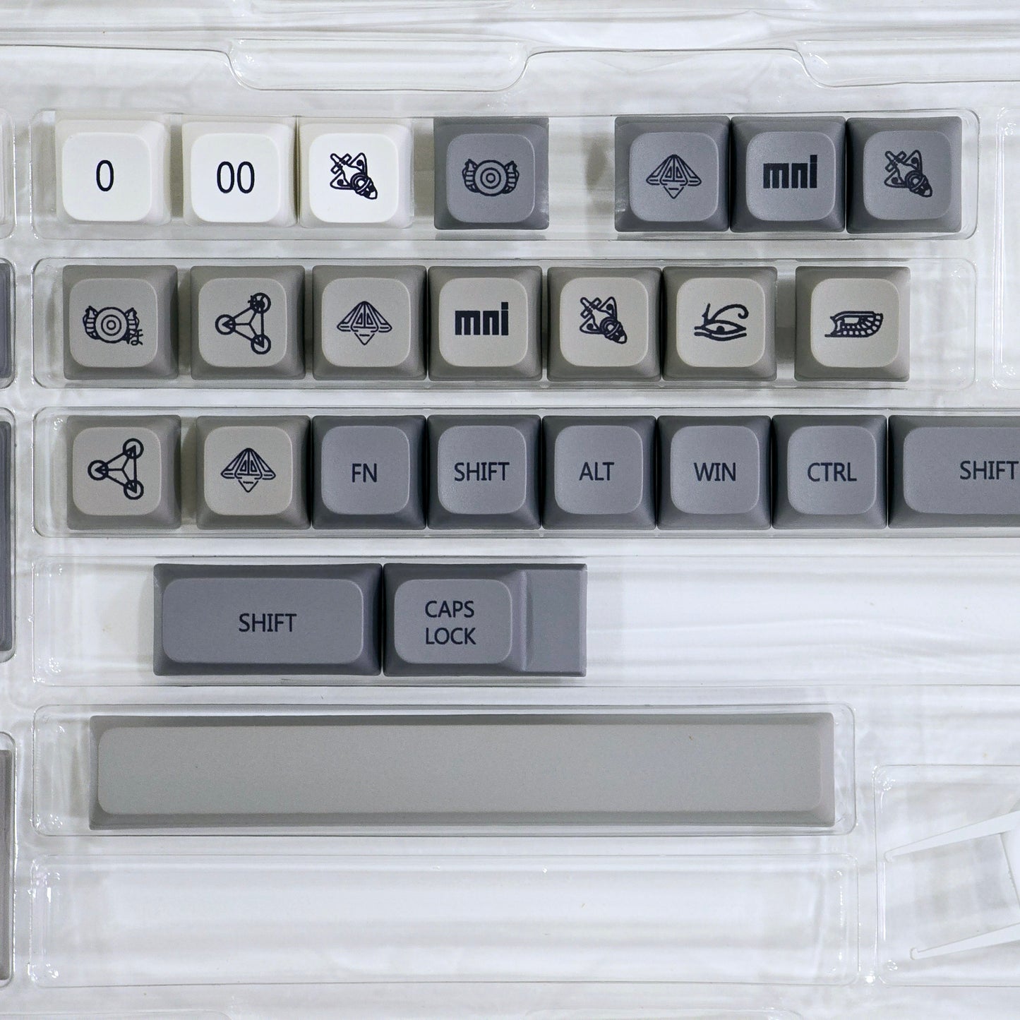 Revelation Rocket Japanese XDA PBT Keycaps