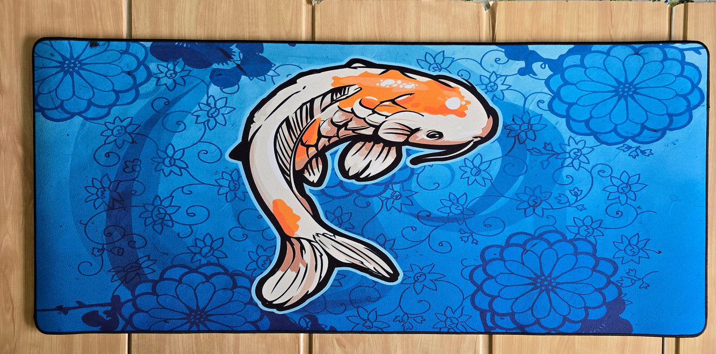 Gold Koi Fish Premium Control Surface XXL Deskmat