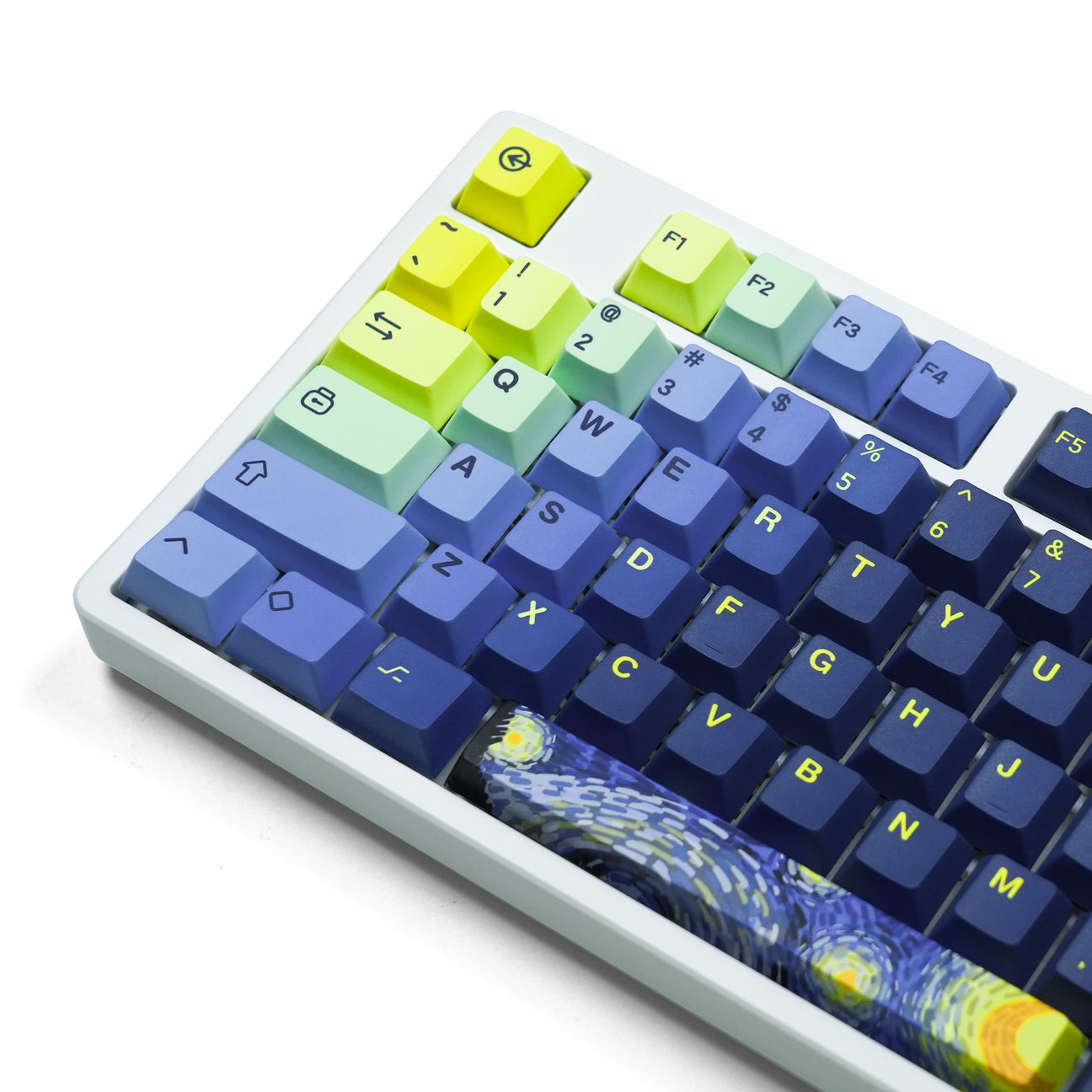 The Starry Night Cherry PBT Keycaps