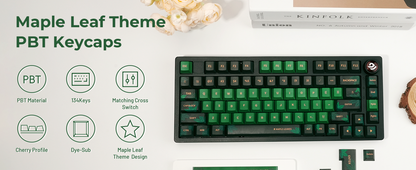 Maple Leaves Cherry PBT Keycaps