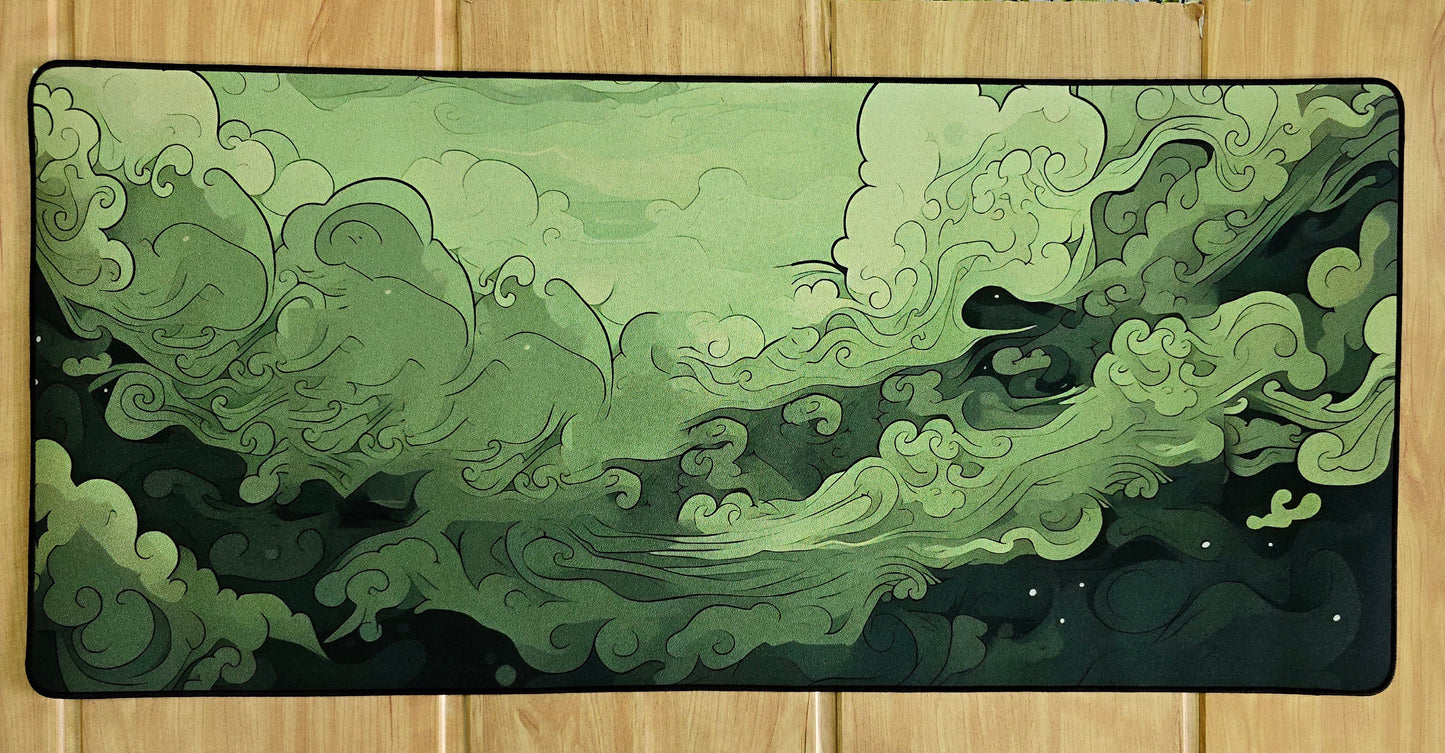 Green Cloud Forest Premium Control XXL Deskmat