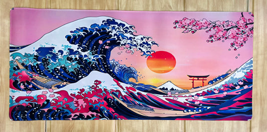 The Great Wave Of Kanagawa Light Super Smooth Speed XXL Deskmat