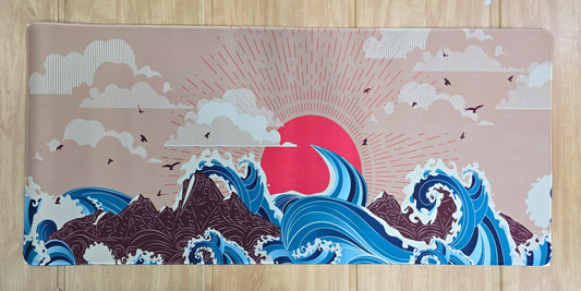 Big Waves Tropical Island Super Smooth Speed XXL Deskmat