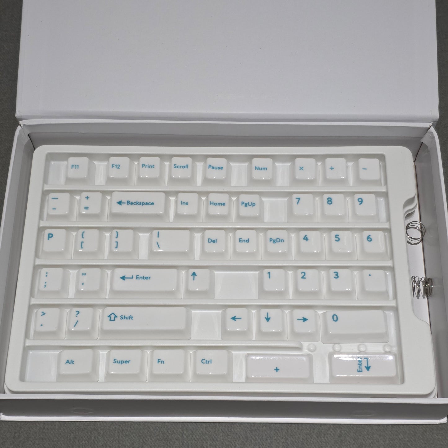 Glaze Full Ceramic Eternity Blue Cherry Profile 120-Key Keycap Set
