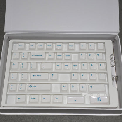 Glaze Full Ceramic Eternity Blue Cherry Profile 120-Key Keycap Set