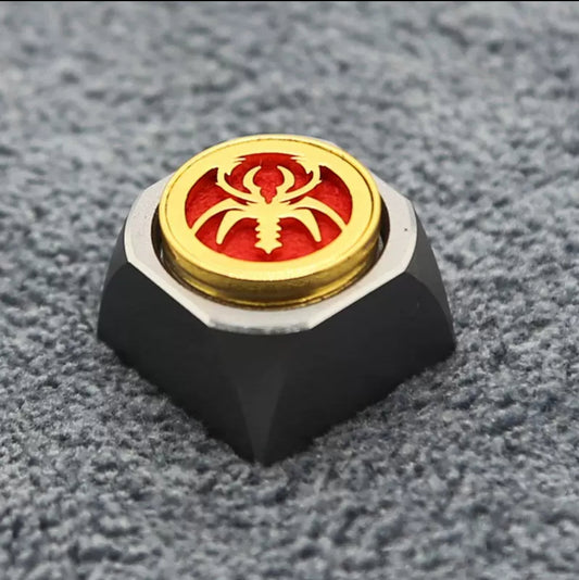 Rotating Metal Artisan Keycaps 1u