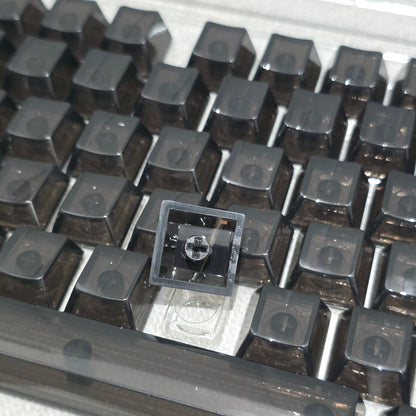 Crystal Blank Transparent Keycaps Full Set