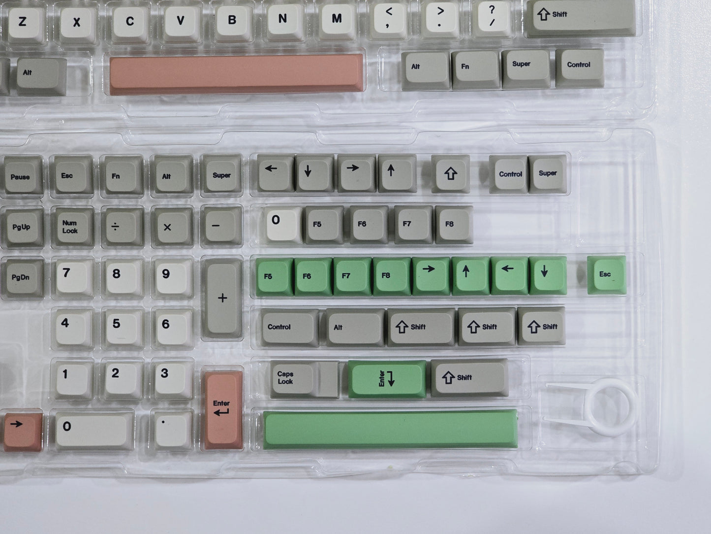 Retro XDA PBT Keycaps BB Version