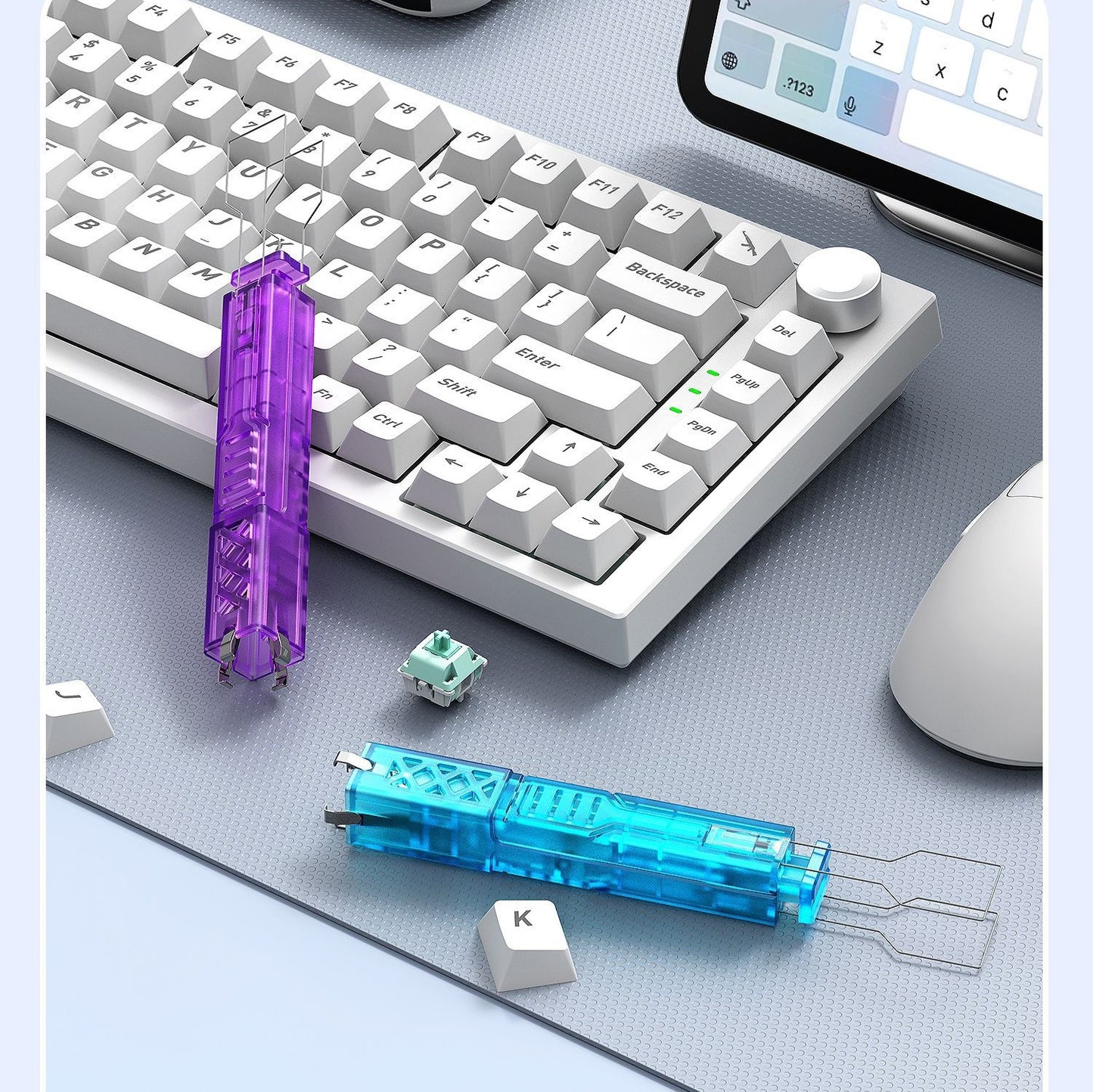 2 in 1 Keycap & Switch Puller For Mechanical Keyboards