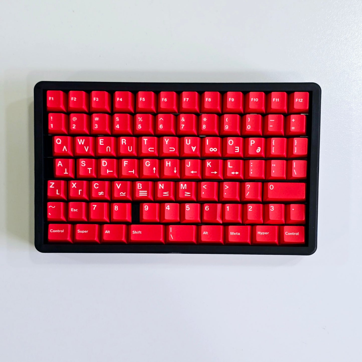 Scarlet Inspired Premium Cherry PBT Keycaps With High Quality Keys Storage Box