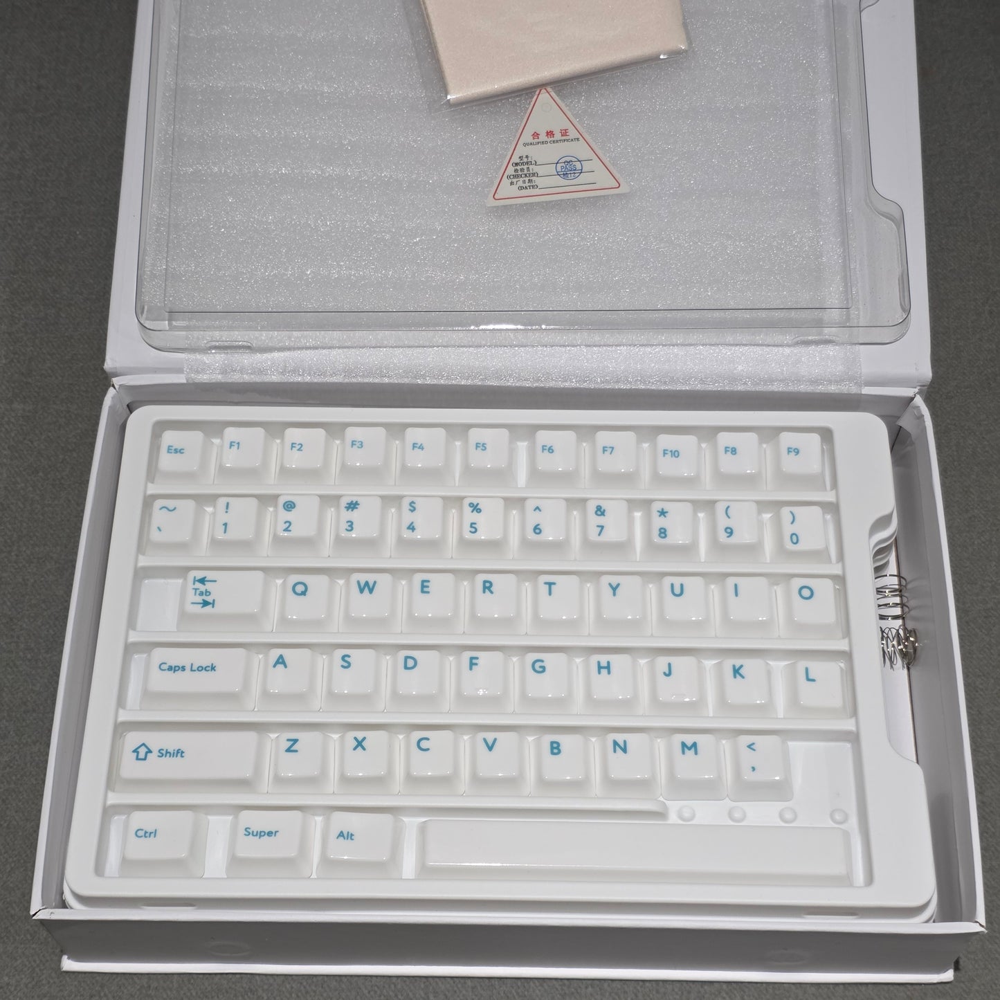 Glaze Full Ceramic Eternity Blue Cherry Profile 120-Key Keycap Set