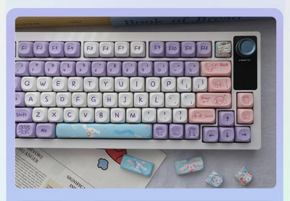 Cinnamon Rabbit MOA PBT Keycaps Mac Compatible
