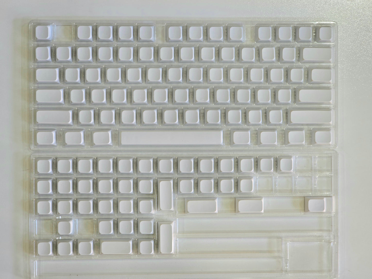 Blank XDA White PBT Keycaps 116 Keys New V2