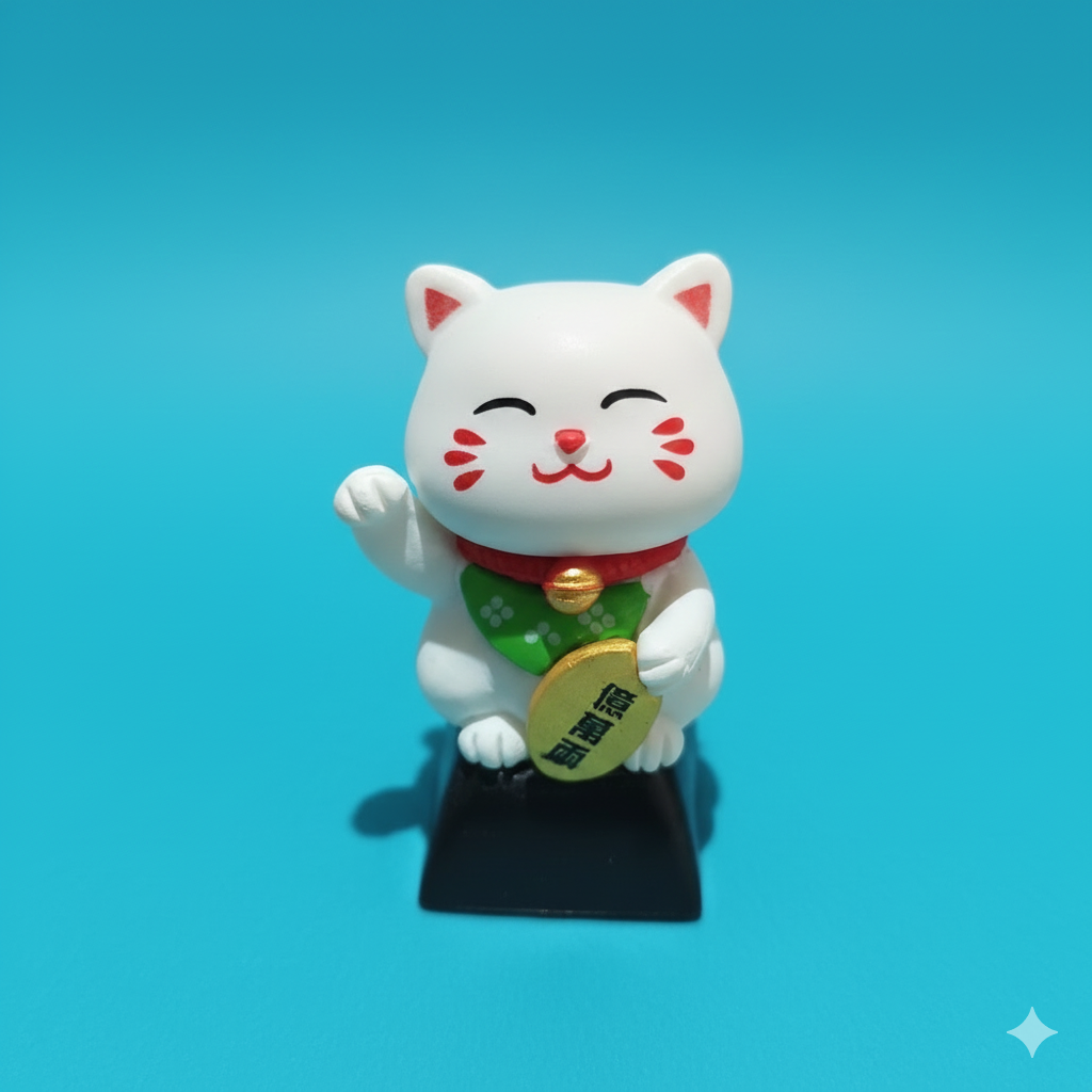 Lucky Cats Artisan Keycaps