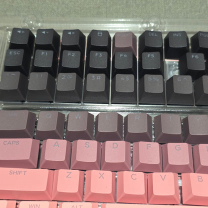 Sakura Noir Top Backlit OEM Keycaps