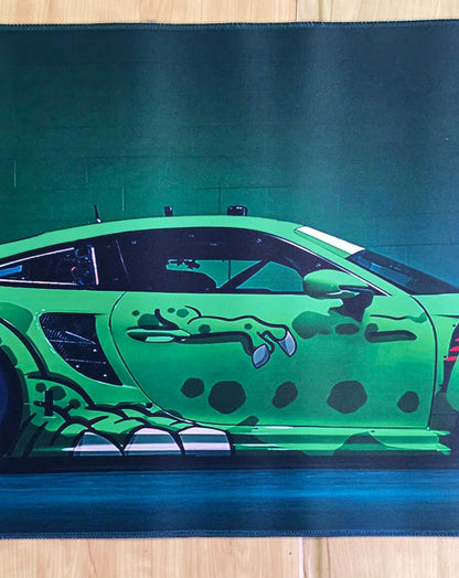 Porsche GT3 Green Smooth XXL Deskmat