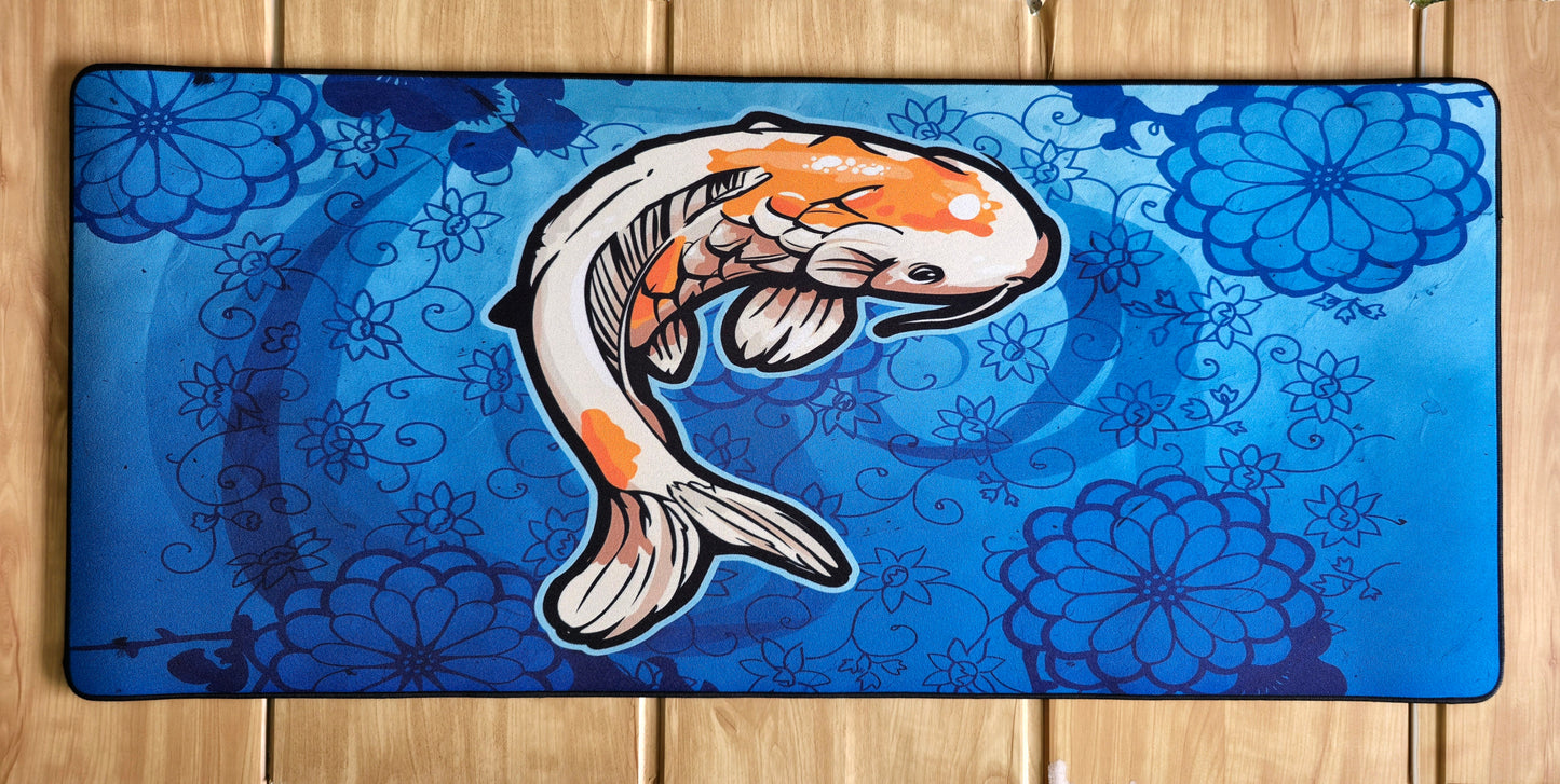 Gold Koi Fish Premium Control Surface XXL Deskmat