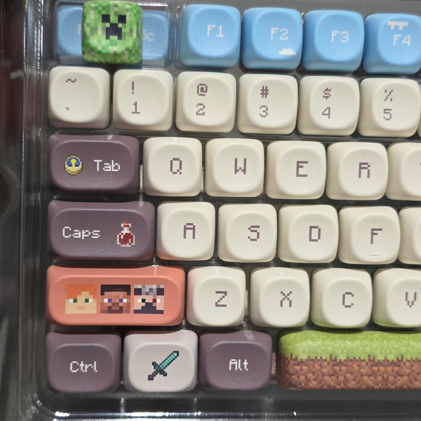Minecraft Premium Quality MOA PBT Keycaps