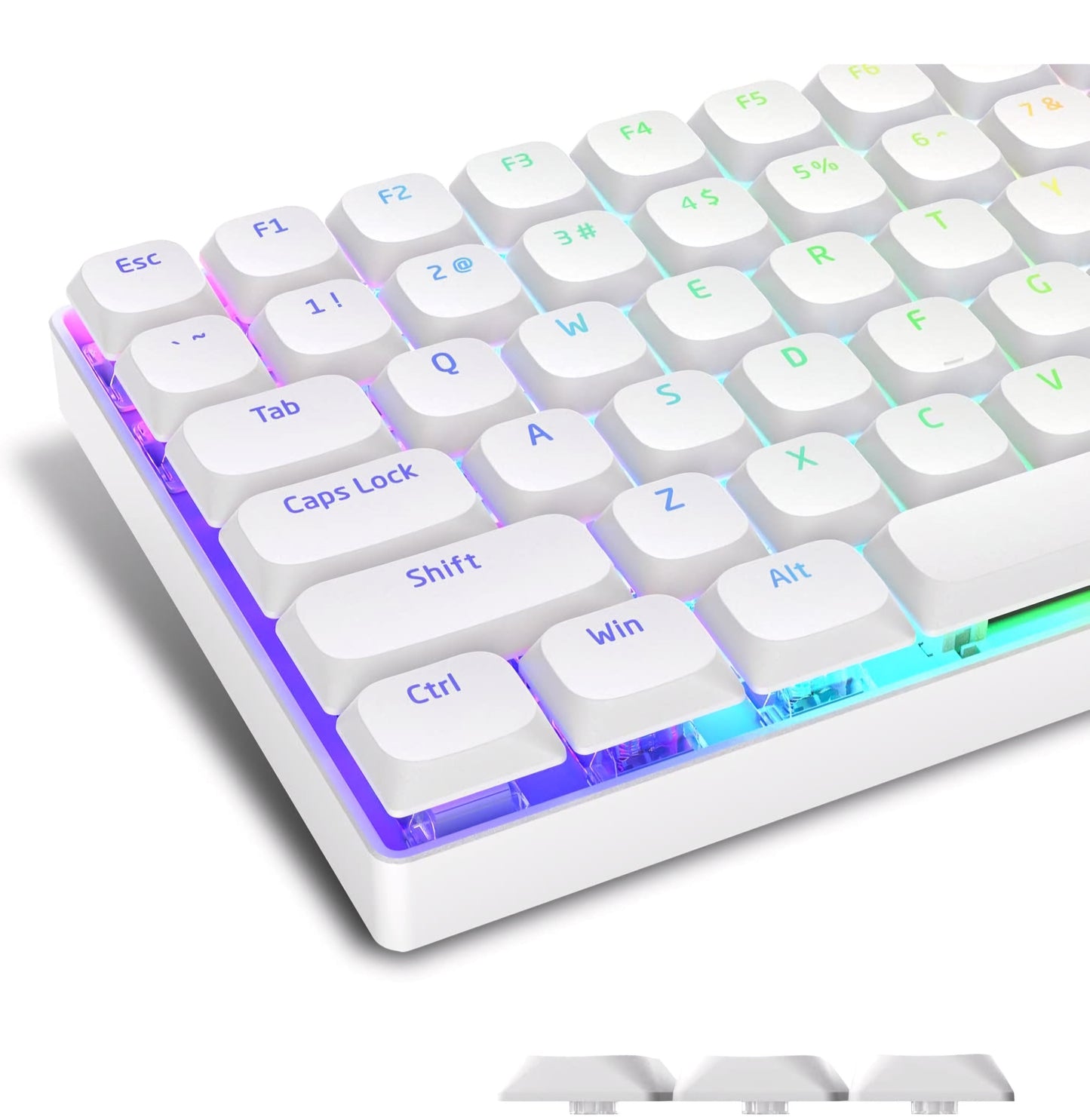 Low Profile Backlit Double-Shot PBT Keycap Set (117-Key)