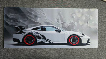 Porsche GT3 RS White Smooth XXL Deskmat