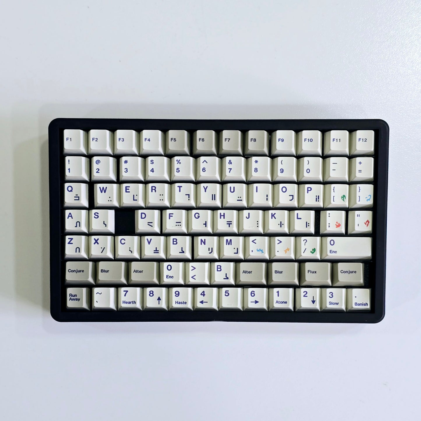 Spellbook Inspired Premium Cherry PBT Keycaps With High Quality Keys Storage Box