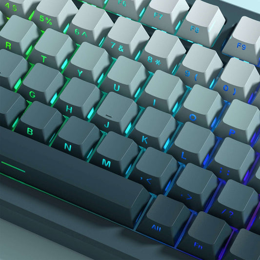 Ink Blue Side Backlit Cherry Doubleshot PBT Keycaps