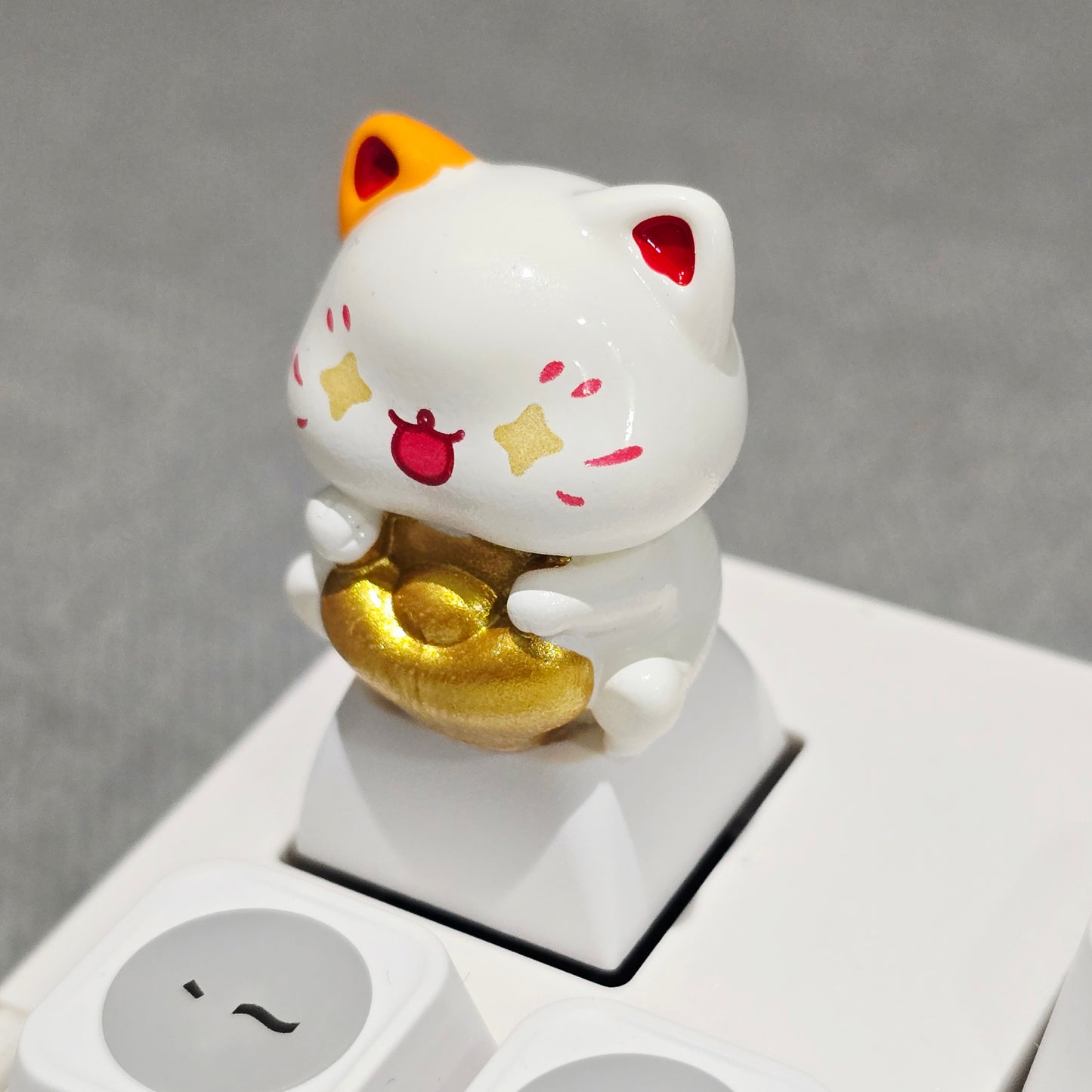 Lucky Fortune Cat Resin Artisan Keycap