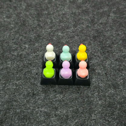 Cute Ducklings Resin PBT 1u Artisan Keycap