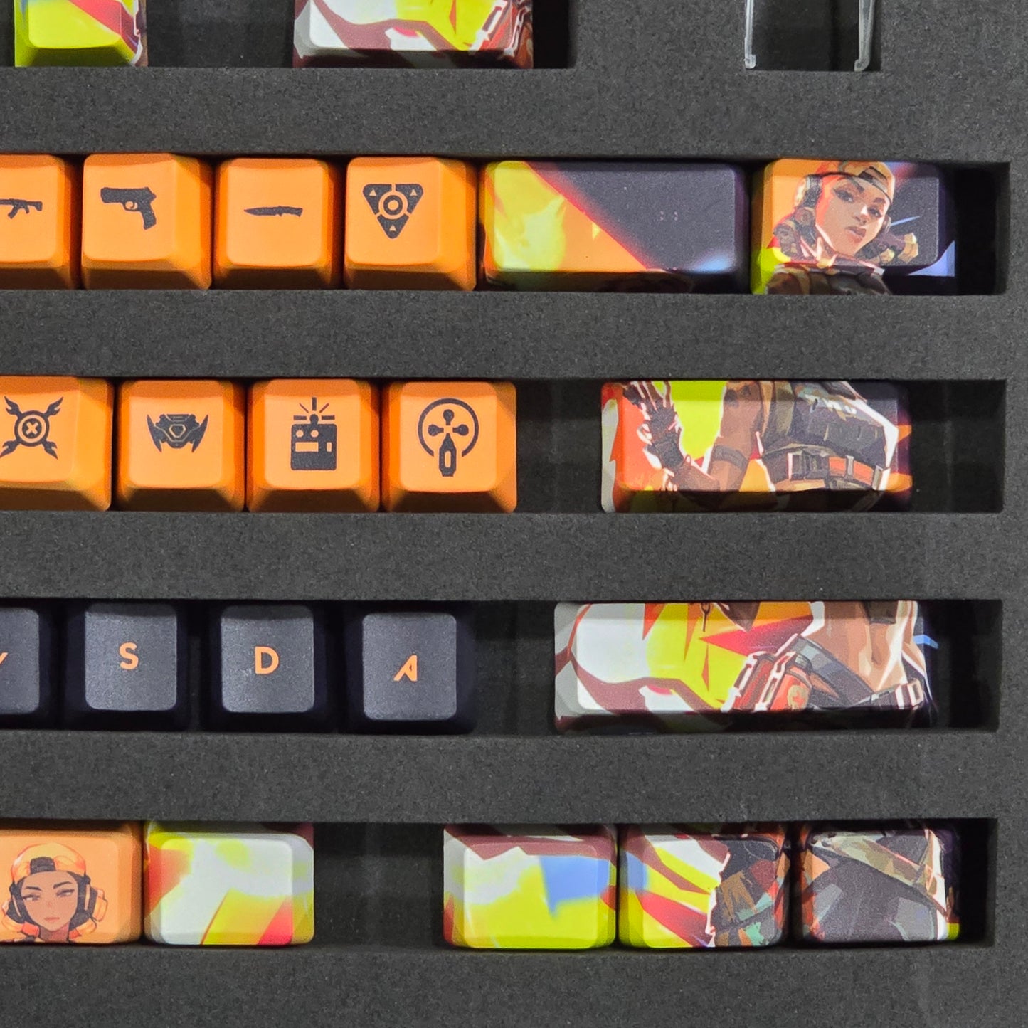 Valorant RAZE Special Edition High Quality Keycaps 33 Keys