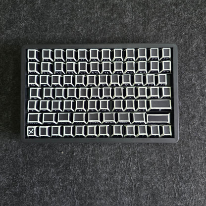 PREMIUM Sketchbook Comic Side Legends Cherry Thick PBT Keycaps with storage box