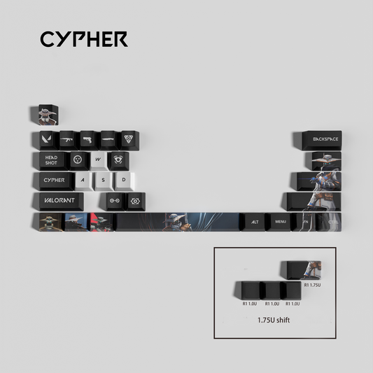 Cypher Valorant Special Edition High Quality Keycaps 33 Keys