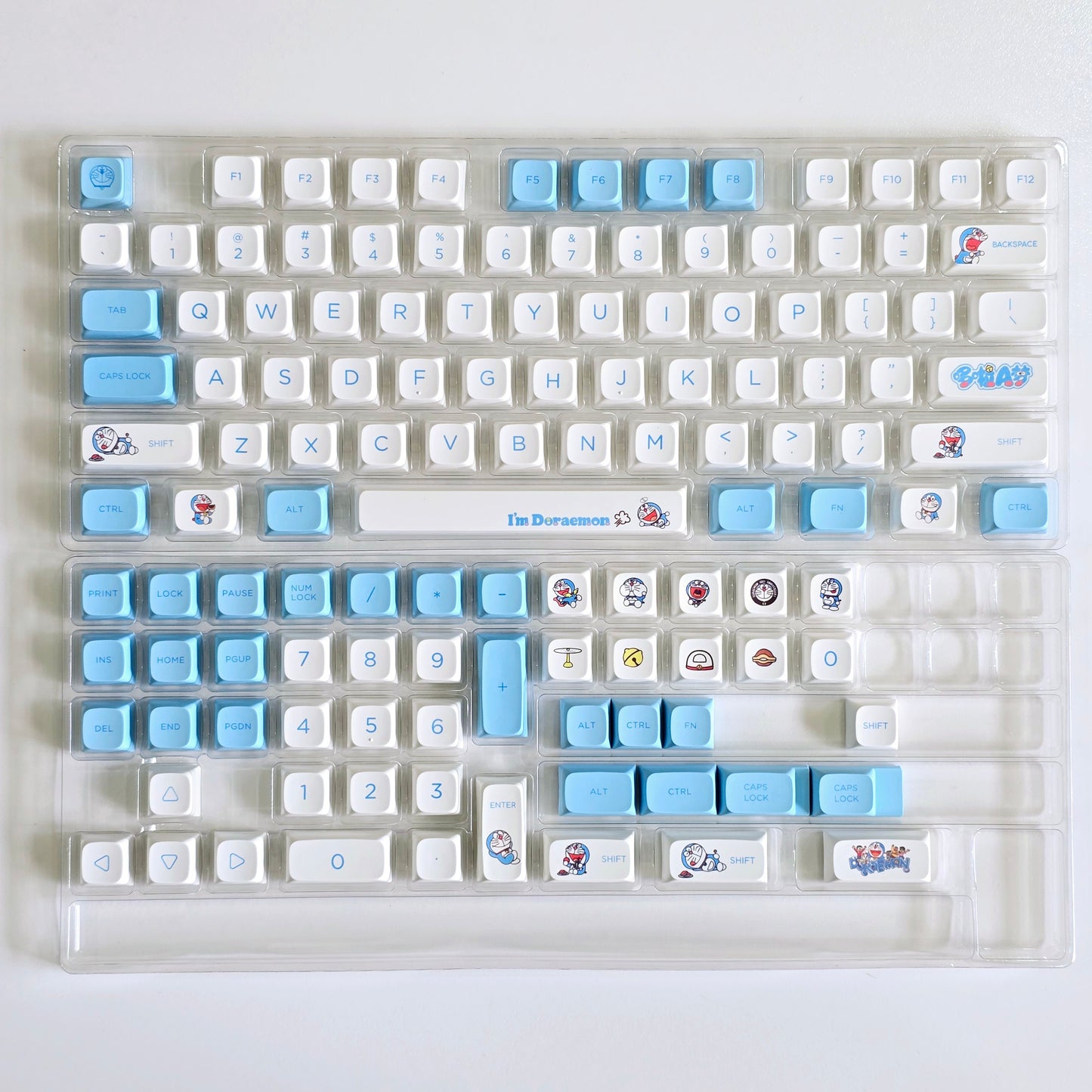 Doraemon XDA PBT Keycaps