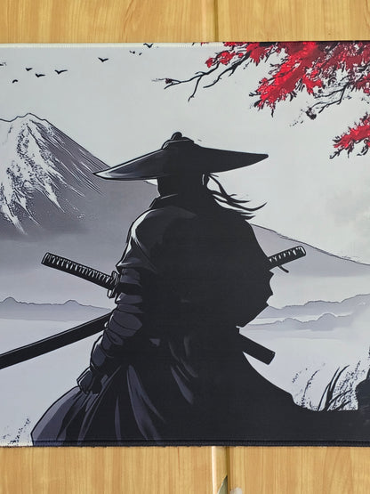 Samurai Warrior In Mountain Super Smooth XXL Deskmat