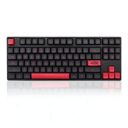 Mizu Red Black XDA PBT Keycaps