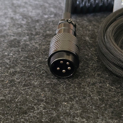 Lano Jet Black Connector Gx16 Aviator Premium Mechanical Keyboard 3.5m Cable
