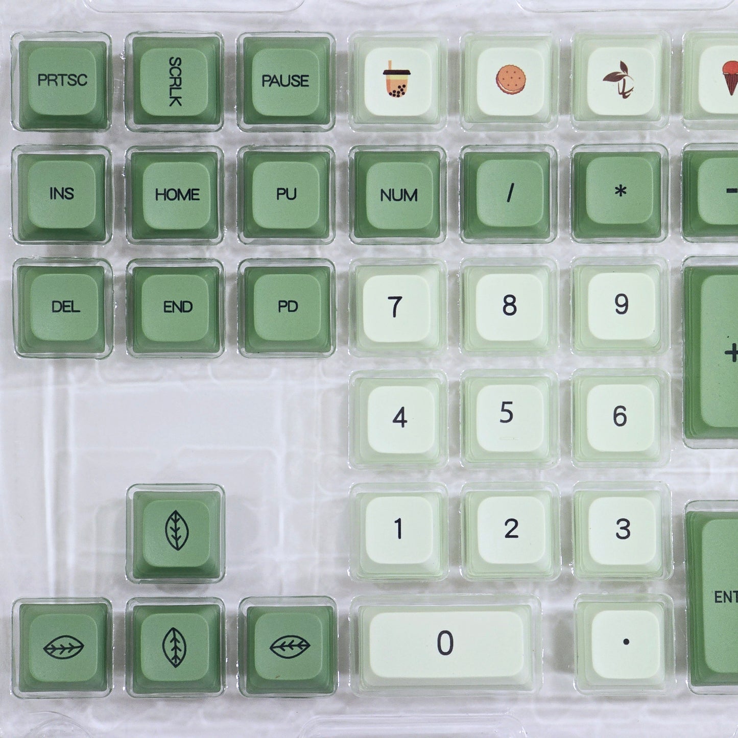 Matcha Japanese XDA Thick PBT Keycaps