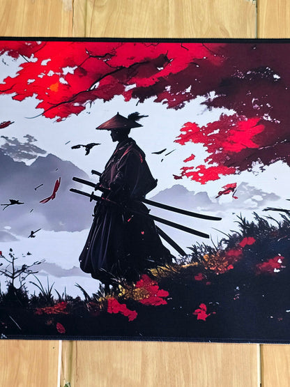 Samurai Warrior Cherry Blossom Smooth XXL Deskmat
