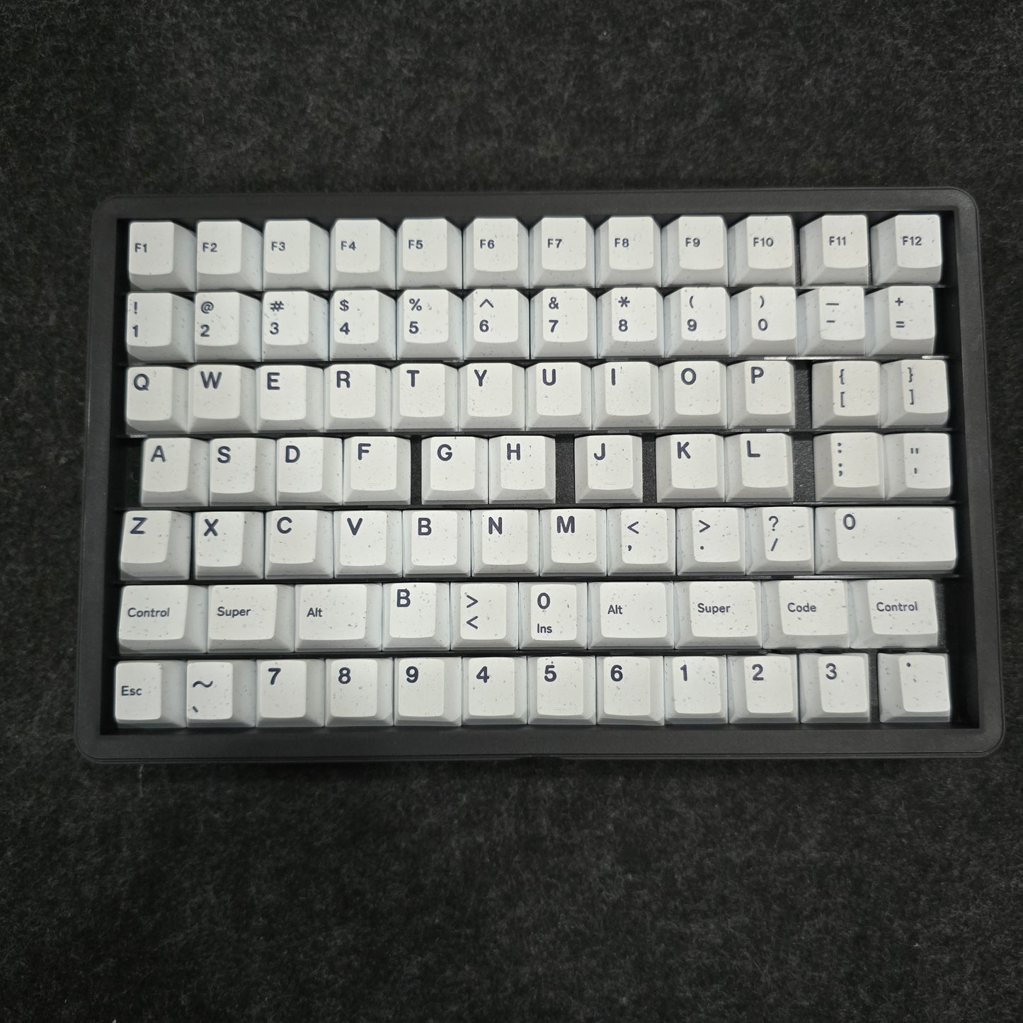 Quartz Stone Premium Cherry PBT Keycaps With High Quality Keys Storage Box