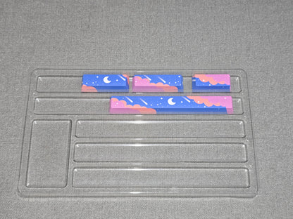 Stars Moon Cherry PBT Keycaps