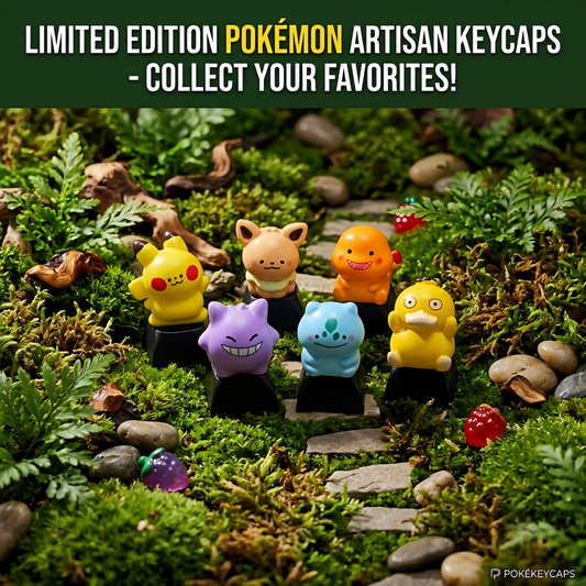 Pokemon Series Artisan Keycaps