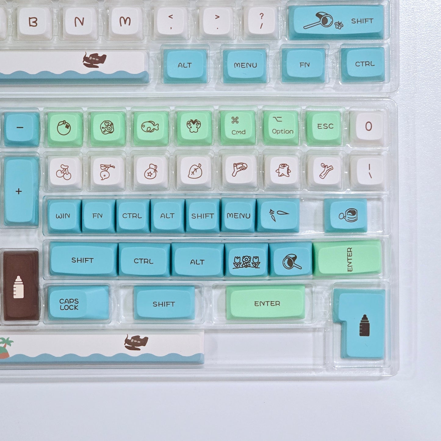 Animal Forest XDA PBT Keycaps Mac Compatible