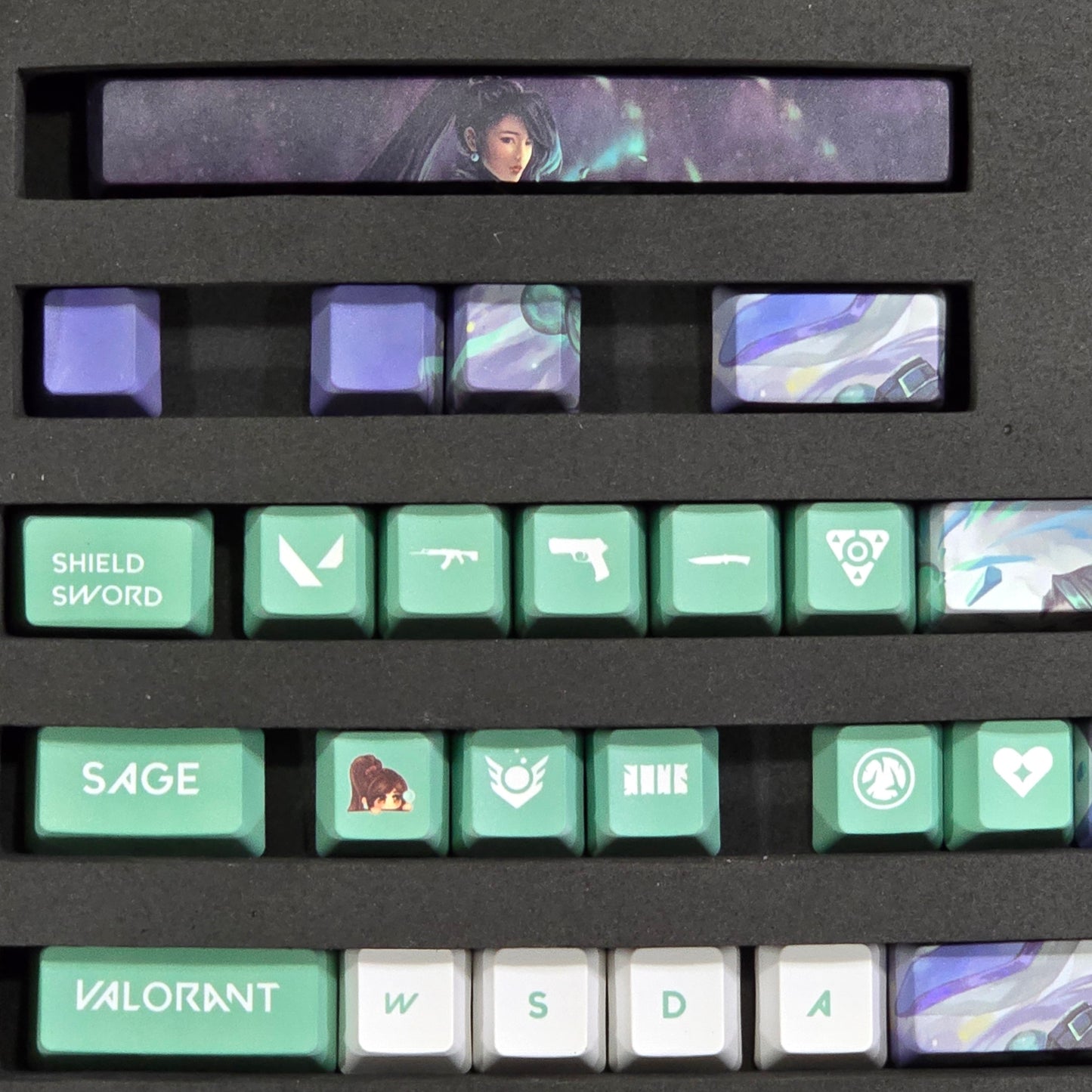 Valorant SAGE Special Edition High Quality Keycaps 33 Keys