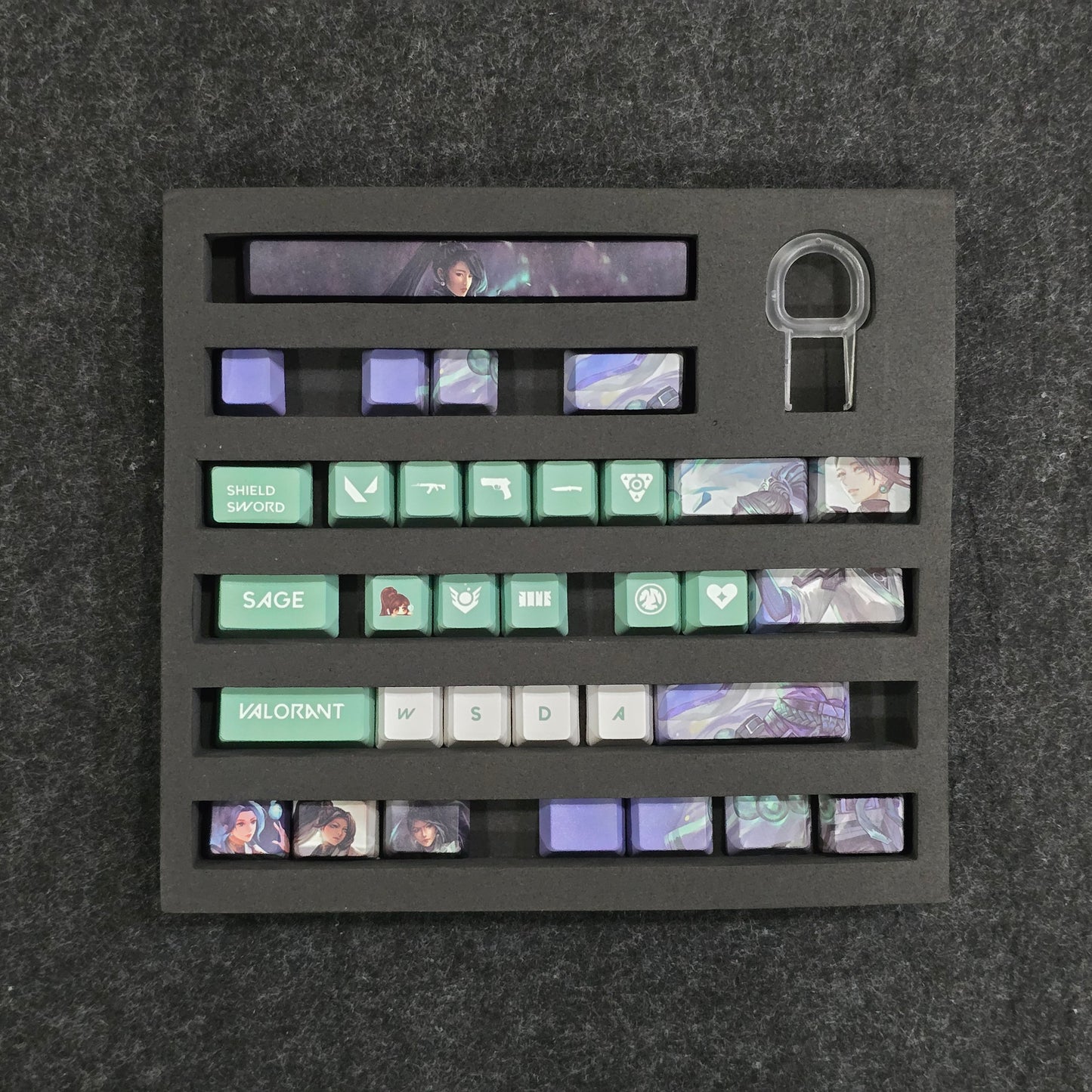 Valorant SAGE Special Edition High Quality Keycaps 33 Keys