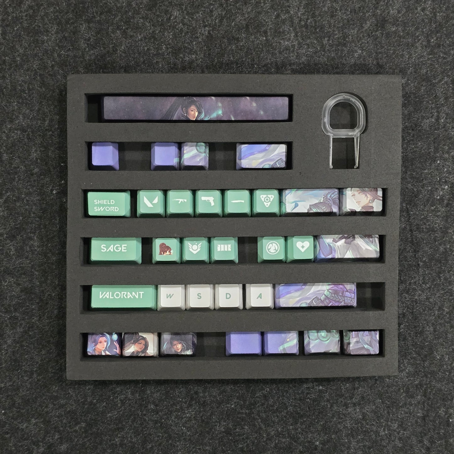 Valorant SAGE Special Edition High Quality Keycaps 33 Keys