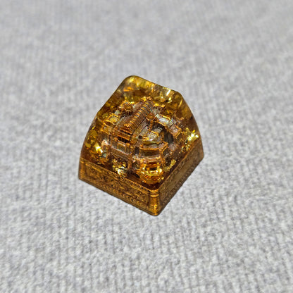 Ancient Egypt Temples Resin Handmade Artisan Keycap 1u