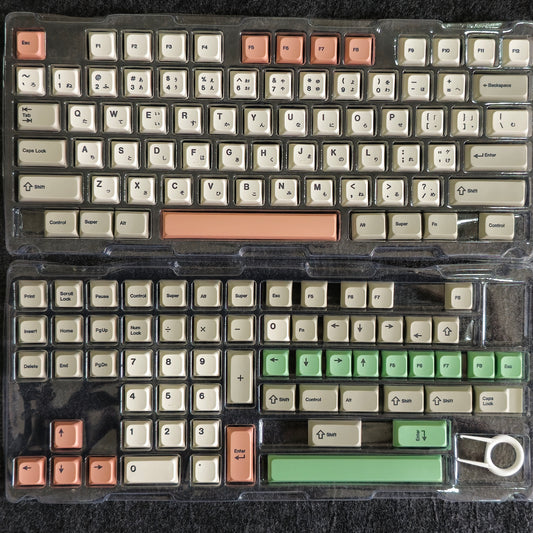 Retro Japanese XDA PBT Keycaps BB Version